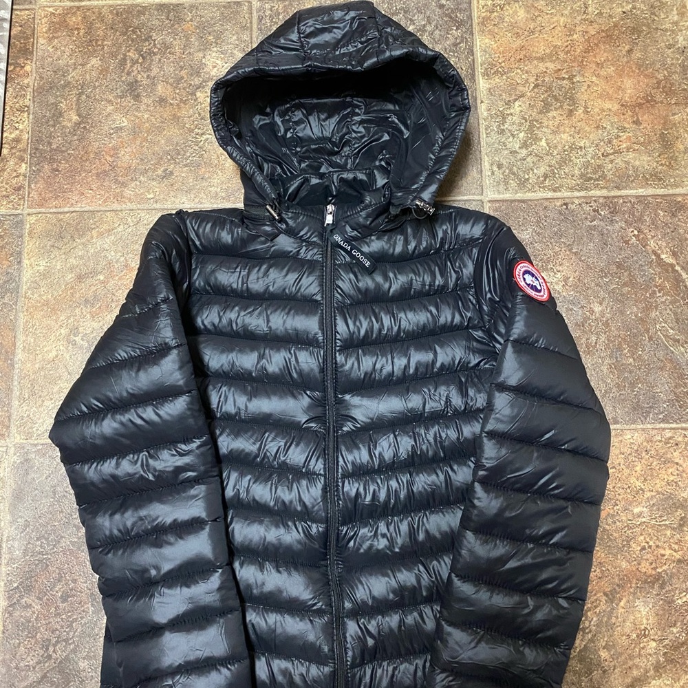 Black Hooded Puffer Jacket